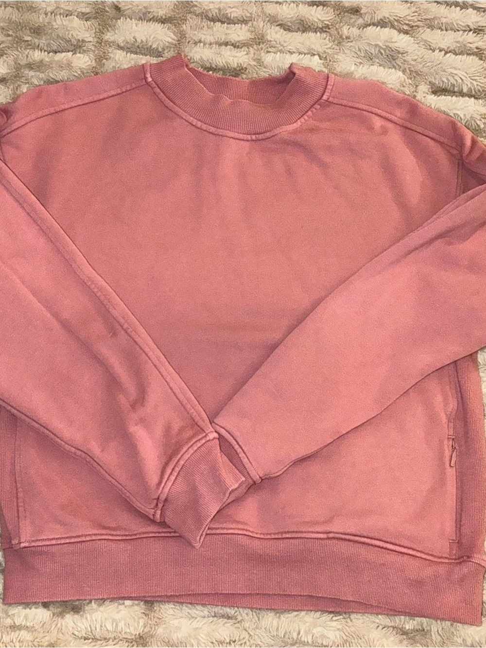 lululemon athletica Pink Crewneck Sweatshirt